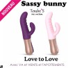 RABBIT VA ET VIENT SASSY BUNNY PURPLE DE "LOVE TO LOVE"