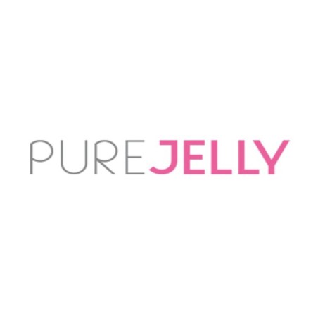 PURE JELLY DOUBLE DONG TRANSPARENT ROSE 44 CM