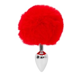 PLUG METAL POMPON ROUGE