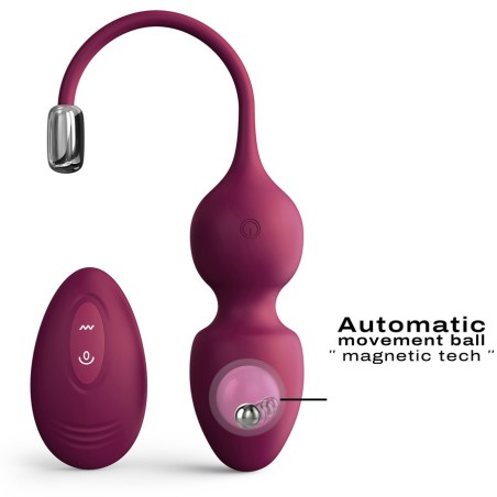 Love toys BOULES DE GEISHA VIBRANTES PRUNES LOVE BALLS DE DORCEL