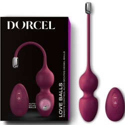 BOULES DE GEISHA VIBRANTES PRUNES "LOVE BALLS" DE "DORCEL"