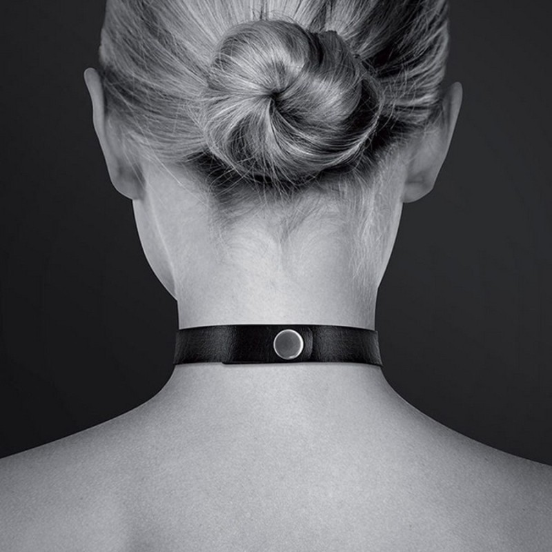 Accessoires COLLIER CUIR NOIR DOUBLE CERCLE DE "BIJOUX POUR TOI"