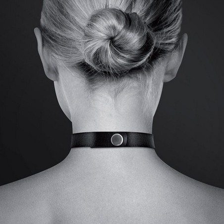 Accessoires COLLIER CUIR NOIR DOUBLE CERCLE DE "BIJOUX POUR TOI"