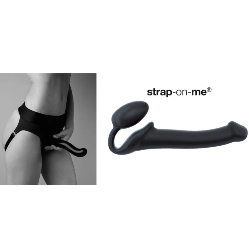 Love toys LOVE TOY CEINTURE SANS CEINTURE VIBRANT NOIR STRAP ON ME TAILLE: M