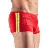 BOXER ZIP ROUGE POMPIER DE "SVENJOYMENT"