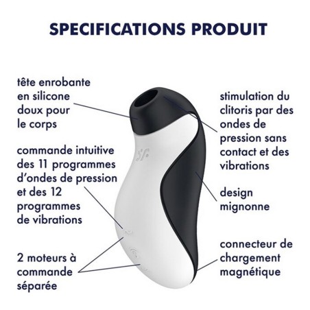 ORCA VIBRANT ET A AIR PULSE DE "SATISFYER"