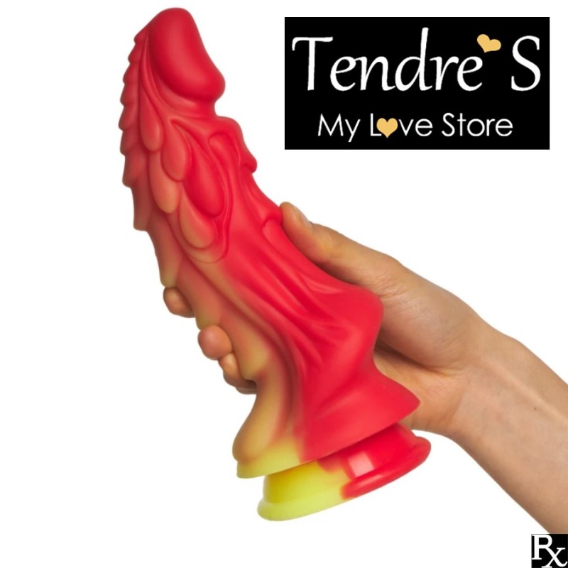 LOVE TOY VENTOUSE "BAD DRAGON ROUGE JAUNE"