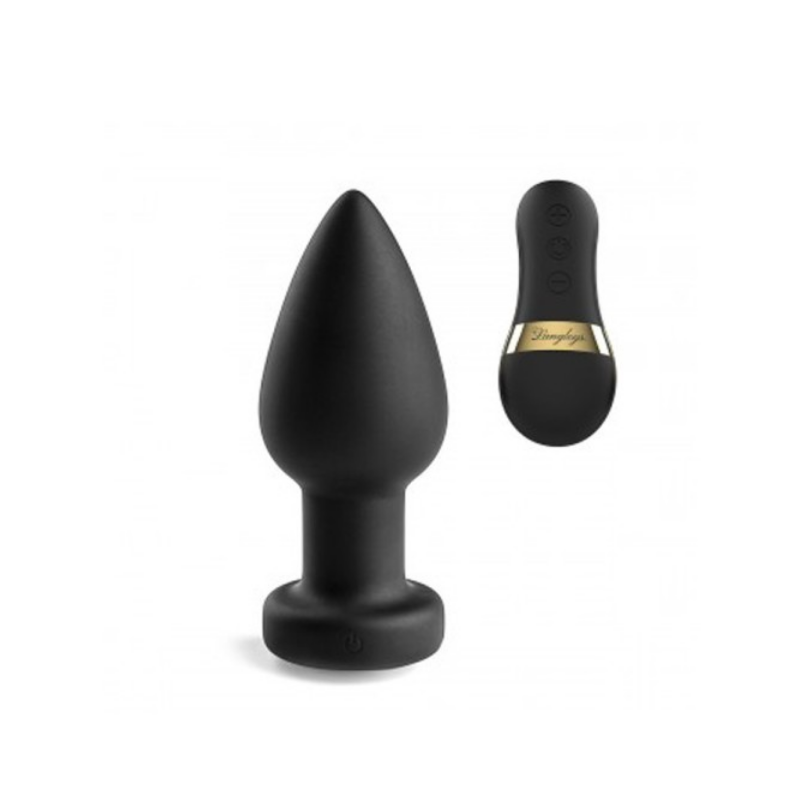 Plugs & Chapelets Anals PLUG VIBRANT ZEUS AVEC LED A TELECOMMANDE DE YRANUS TAILLE S