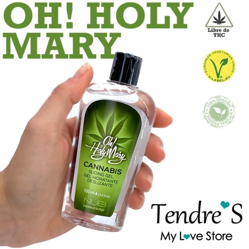 LUBRIFIANT GEL CANNABIS CHAUFFANT "OH! HOLY MARY" 100 ML