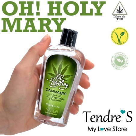 Bien Etre LUBRIFIANT GEL CANNABIS CHAUFFANT "OH ! HOLY MARY" 100 ML