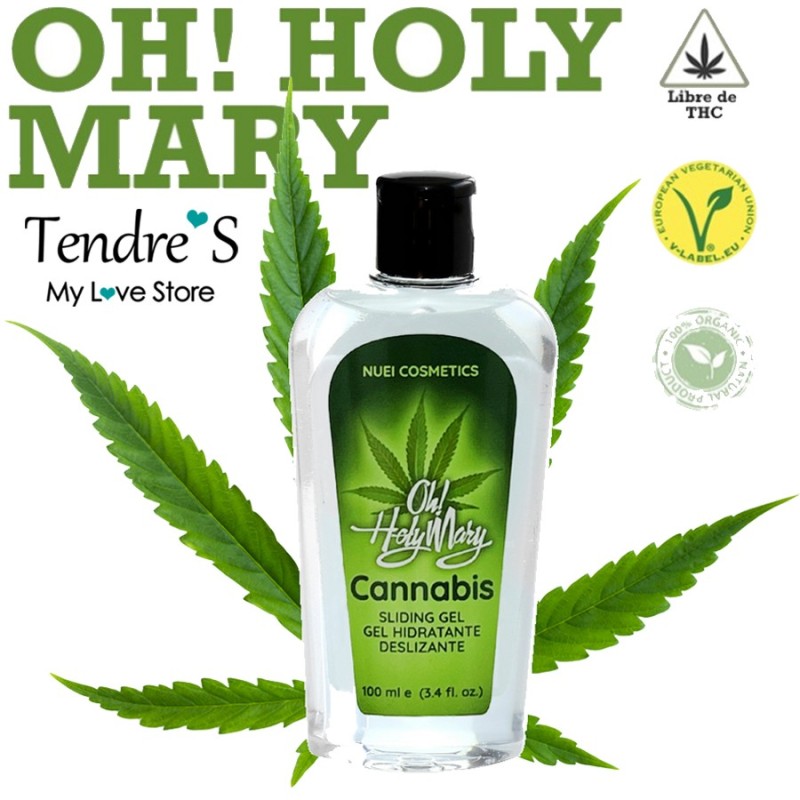 Bien Etre LUBRIFIANT GEL CANNABIS CHAUFFANT "OH ! HOLY MARY" 100 ML