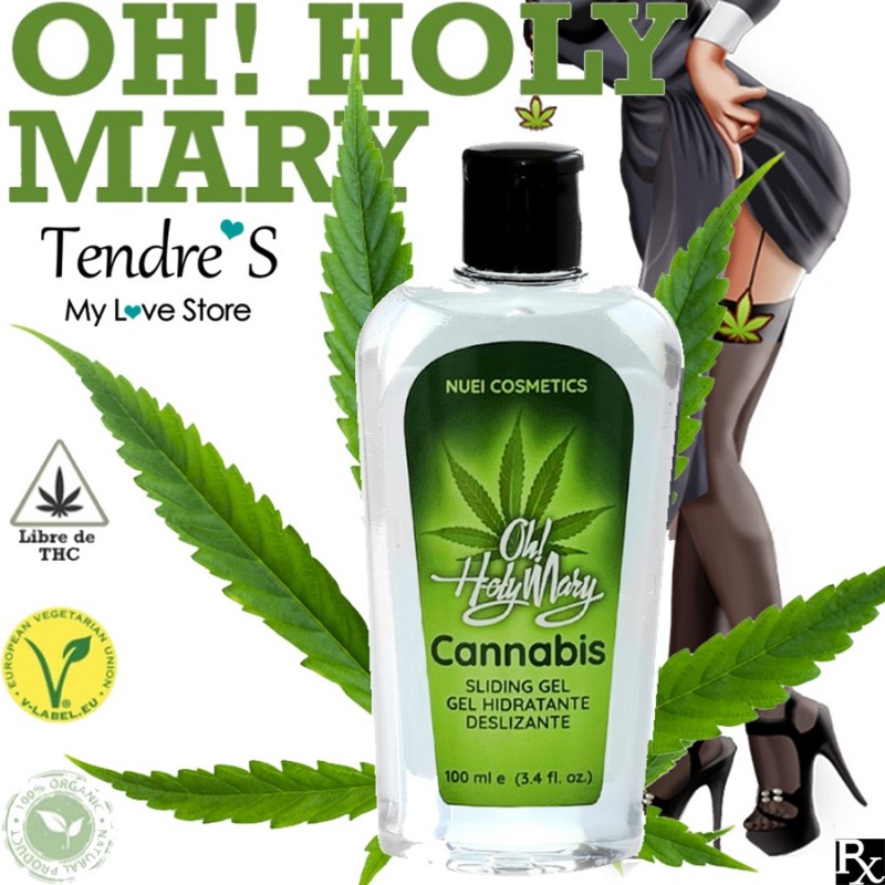 Bien Etre LUBRIFIANT GEL CANNABIS CHAUFFANT "OH ! HOLY MARY" 100 ML