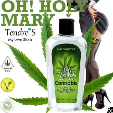 Bien Etre LUBRIFIANT GEL CANNABIS CHAUFFANT "OH ! HOLY MARY" 100 ML