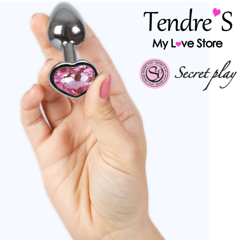 PLUG METAL COEUR ROSE DE "SECRET PLAY"