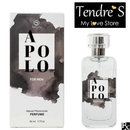 EAU DE PARFUM D ATTIRANCE "APOLO" aux phéromones vegétales pour lui