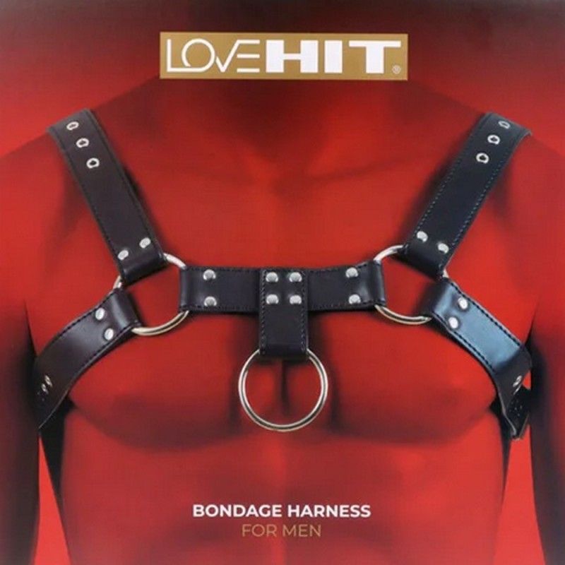 HARNAIS BONDAGE "LOVEHIT" POUR HOMME