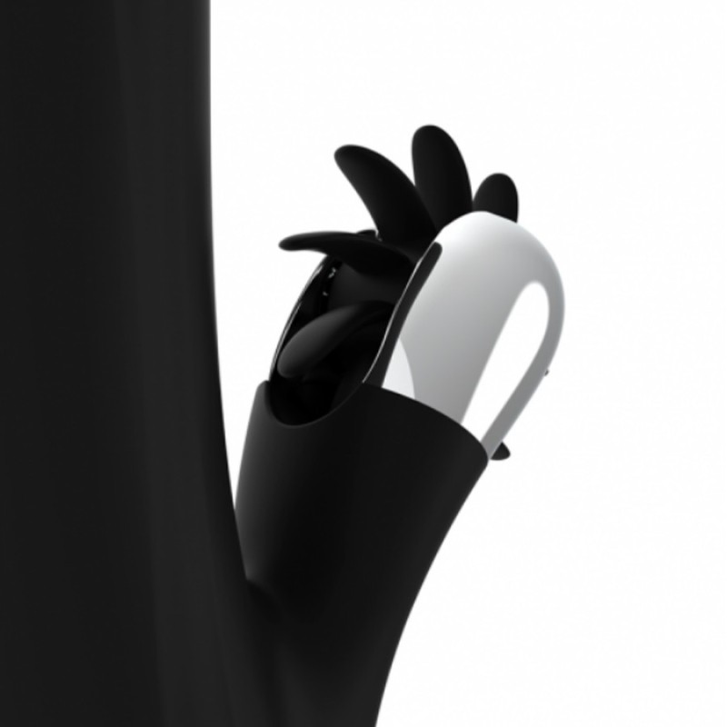 RABBIT BUNNY SQUEEL STORM BLACK SILVER MULTIFUNCTION ROTATION