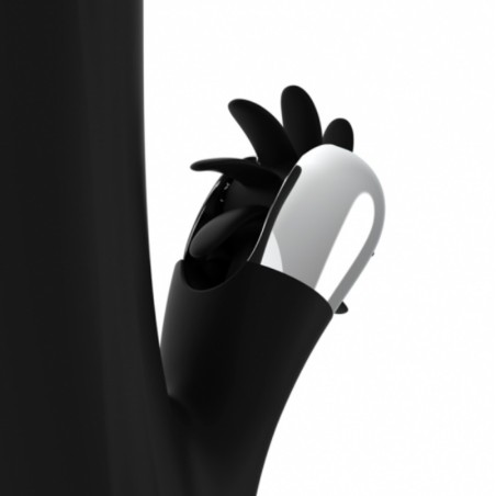 RABBIT BUNNY SQUEEL STORM BLACK SILVER MULTIFUNCTION ROTATION