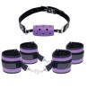 Accessoires KIT PURPLE PLEASURE BONDAGE SET DE FETISH FANTASY SERIES