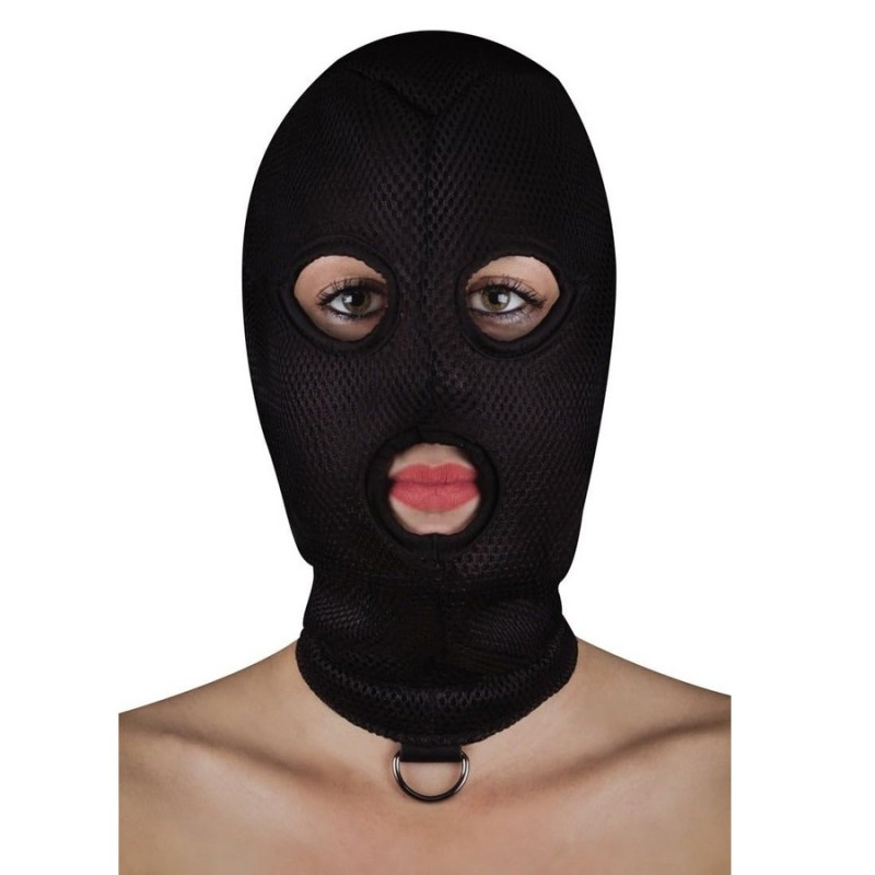 MASQUE CAGOULE OUVERTE AVEC ANNEAU DE "OUCH"