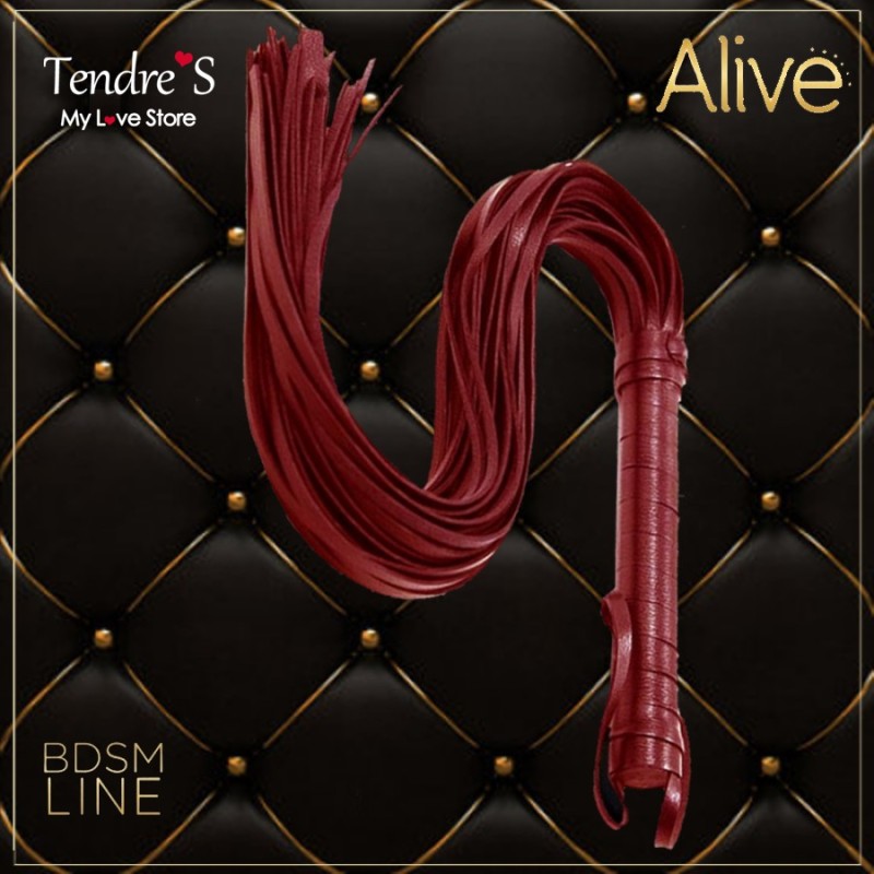 Accessoires MARTINET ROUGE SIMILICUIR LONG DE ALIVE