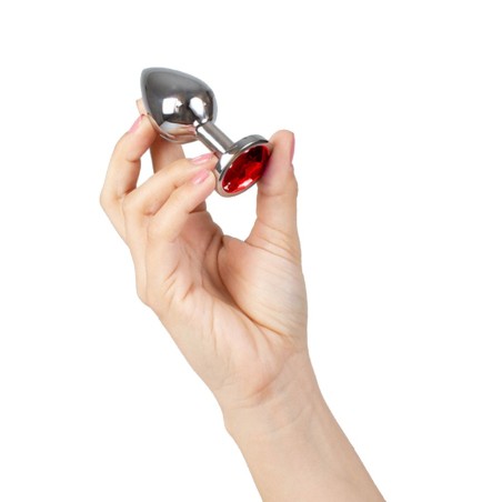 Plugs & Chapelets Anals PLUG METAL ROUGE TAILLE M DE SECRET PLAY