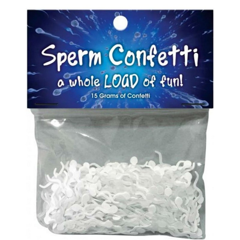 CONFETTIS EN FORME DE SPERME