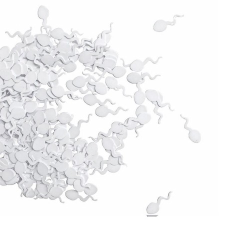 CONFETTIS EN FORME DE SPERME