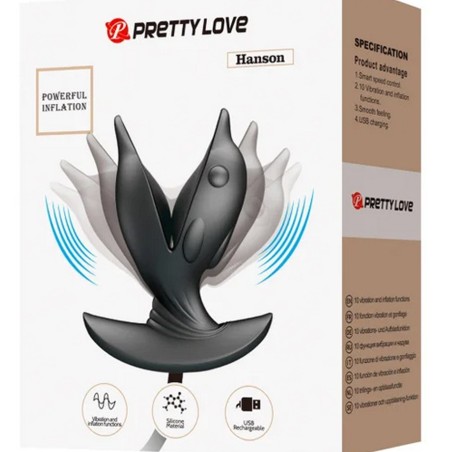 PLUG VIBRANT ET GONFLANT "HANSON DELFIN" DE "PRETTY LOVE"