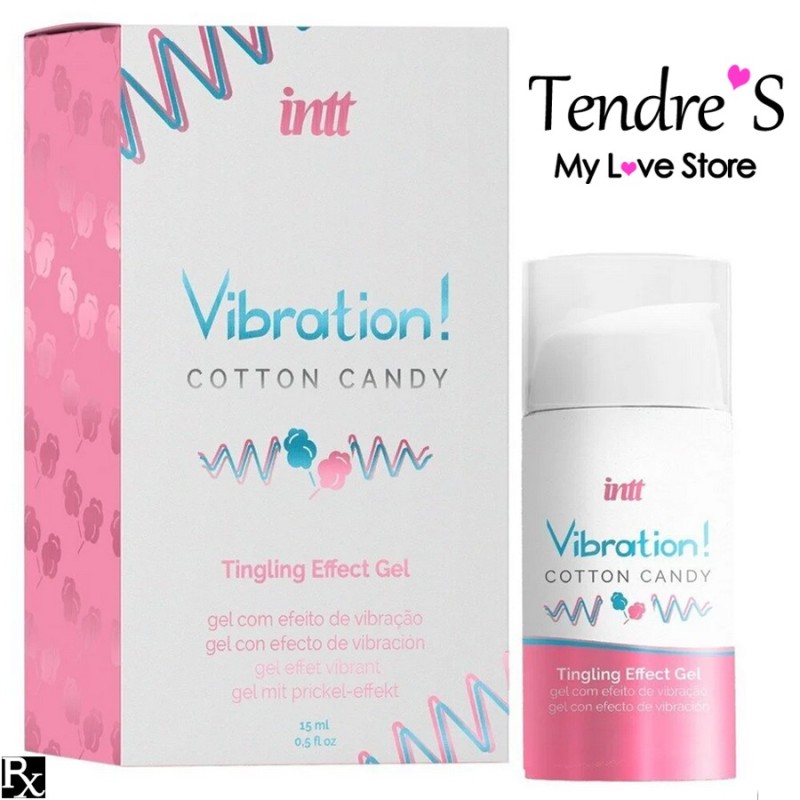 Gels d Excitation GEL VIBRATION COTTON CANDY DE INTT