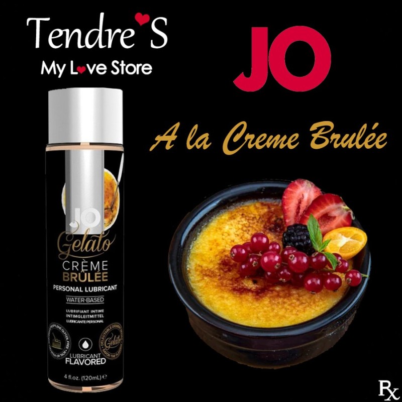 LUBRIFIANT "GELATO CREME BRULEE" DE "JO" 120 ML