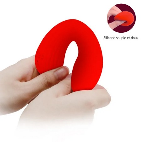 SEXTOY "FAUN" ROUGE ULTRA DOUX DE "PRETTYLOVE"