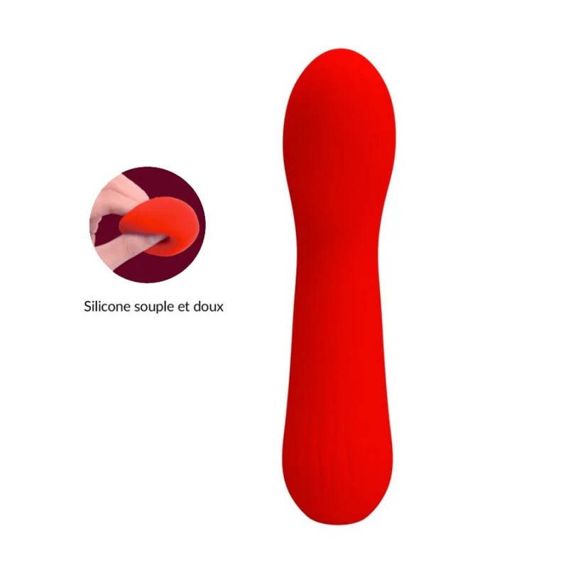 Love toys SEXTOY FAUN ROUGE ULTRA DOUX DE PRETTYLOVE