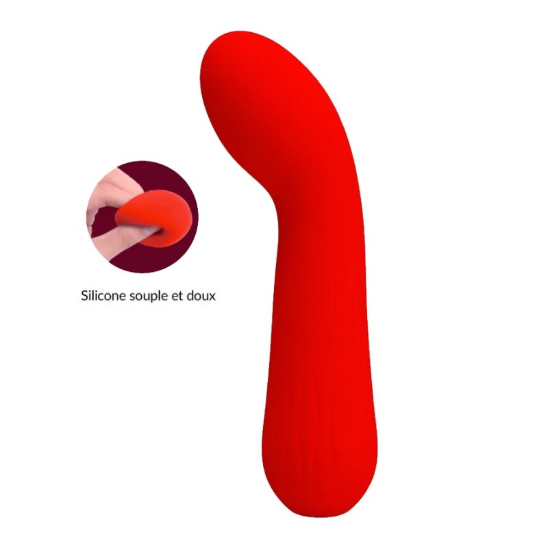 Love toys SEXTOY FAUN ROUGE ULTRA DOUX DE PRETTYLOVE