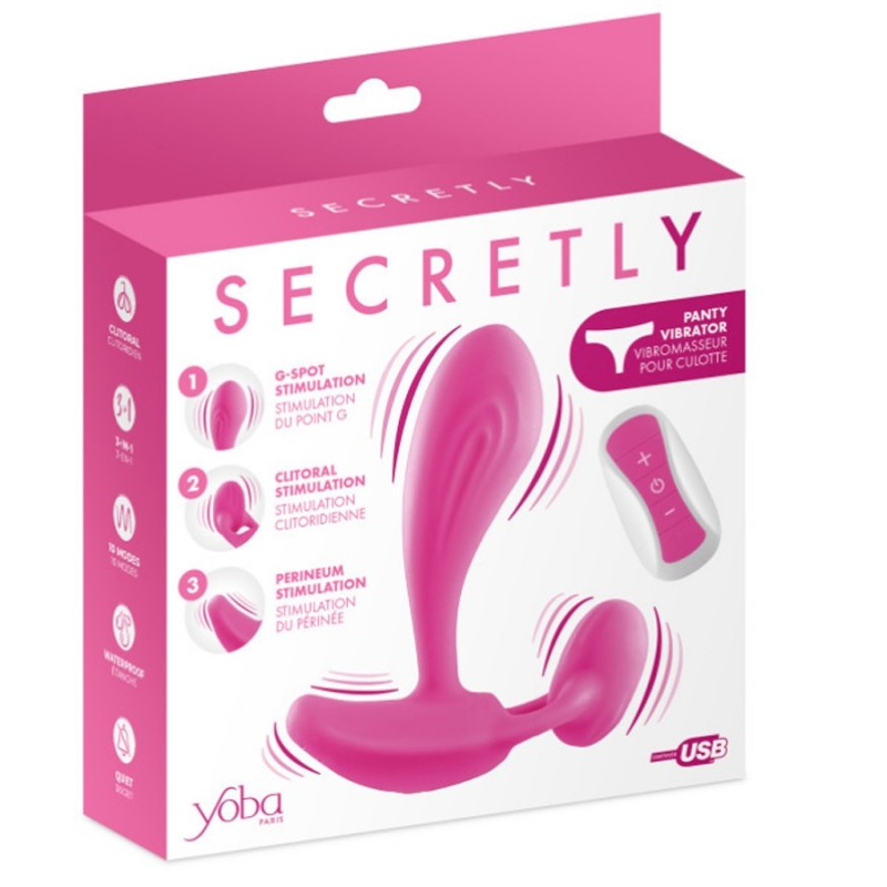 SECRETLY PANTY ROSE 2 EN 1 DE "YOBA"