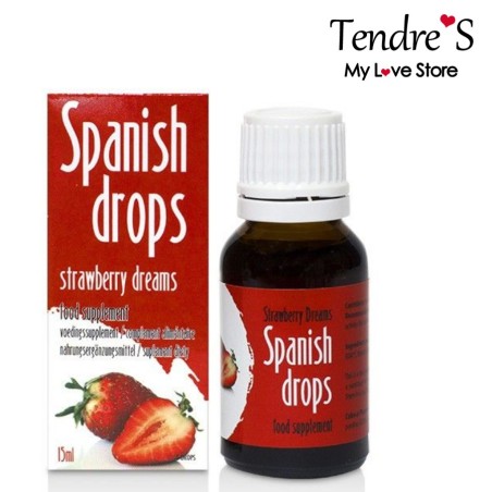 Aphrodisiaques SPANISH DROPS FRAISE