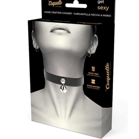 COLLIER COQUETTE CHIC NOIR GRELOT