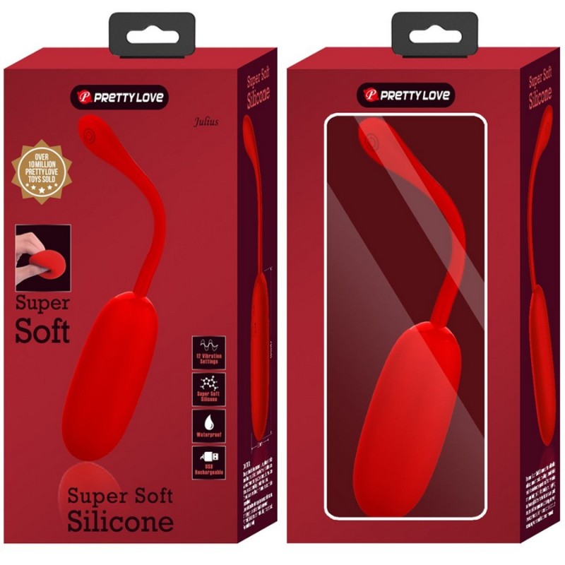 OEUF VIBRANT SOUPLE SANS TELECOMMANDE  JULIUS DE PRETTY LOVE