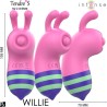 Love toys STIMULATEUR CLITORIDIEN ROSE WILLIE L ABEILLE DE INTENSE