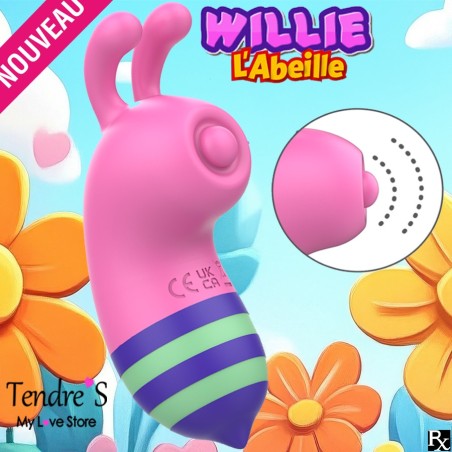 STIMULATEUR CLITORIDIEN ROSE WILLIE L ABEILLE DE INTENSE