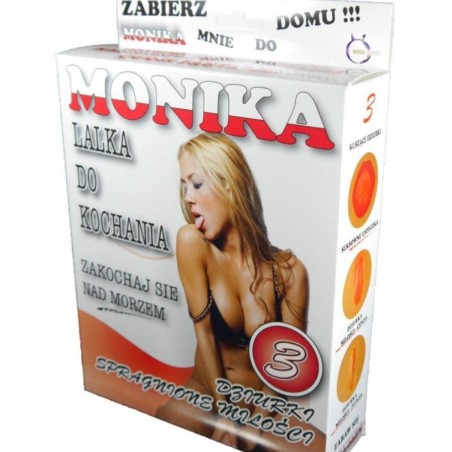 POUPEE GONFLABLE 3 ORIFICES MONIKA