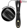 RABBIT DOUBLE VIBRATEUR SERRAGE NOIR DE IBIZA