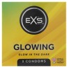 Bien Etre PRESERVATIF PHOSPHORESCENT X3 GLOWING CONDOMS EXS