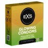 PRESERVATIF PHOSPHORESCENT X3 GLOWING CONDOMS EXS