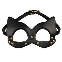 MASQUE CHAT NOIR ET DORE DE KINKY DIVA