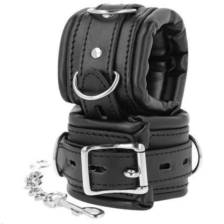 Accessoires MENOTTES NOIRES BDSM DE DARKNESS