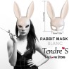 Lingerie MASQUE RABBIT MASK BLANC