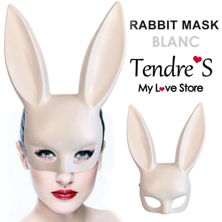 MASQUE RABBIT MASK BLANC