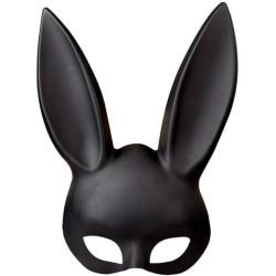Lingerie MASQUE RABBIT MASK NOIR MAT