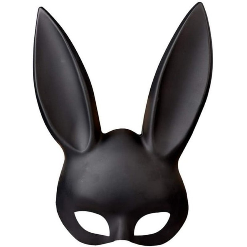 Lingerie MASQUE RABBIT MASK NOIR MAT